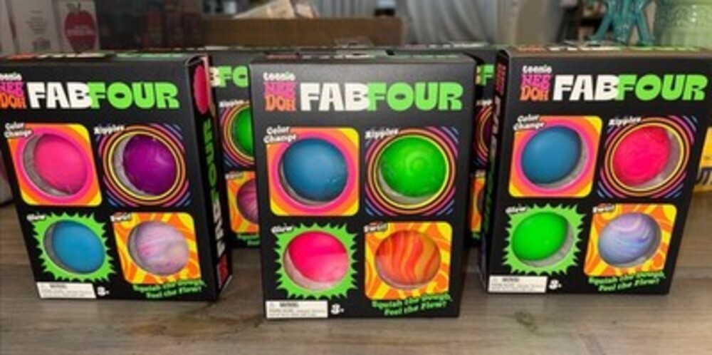 New NeeDoh Teenie FabFour w/ Glow in the dark and Color Change *Sold Seperately
